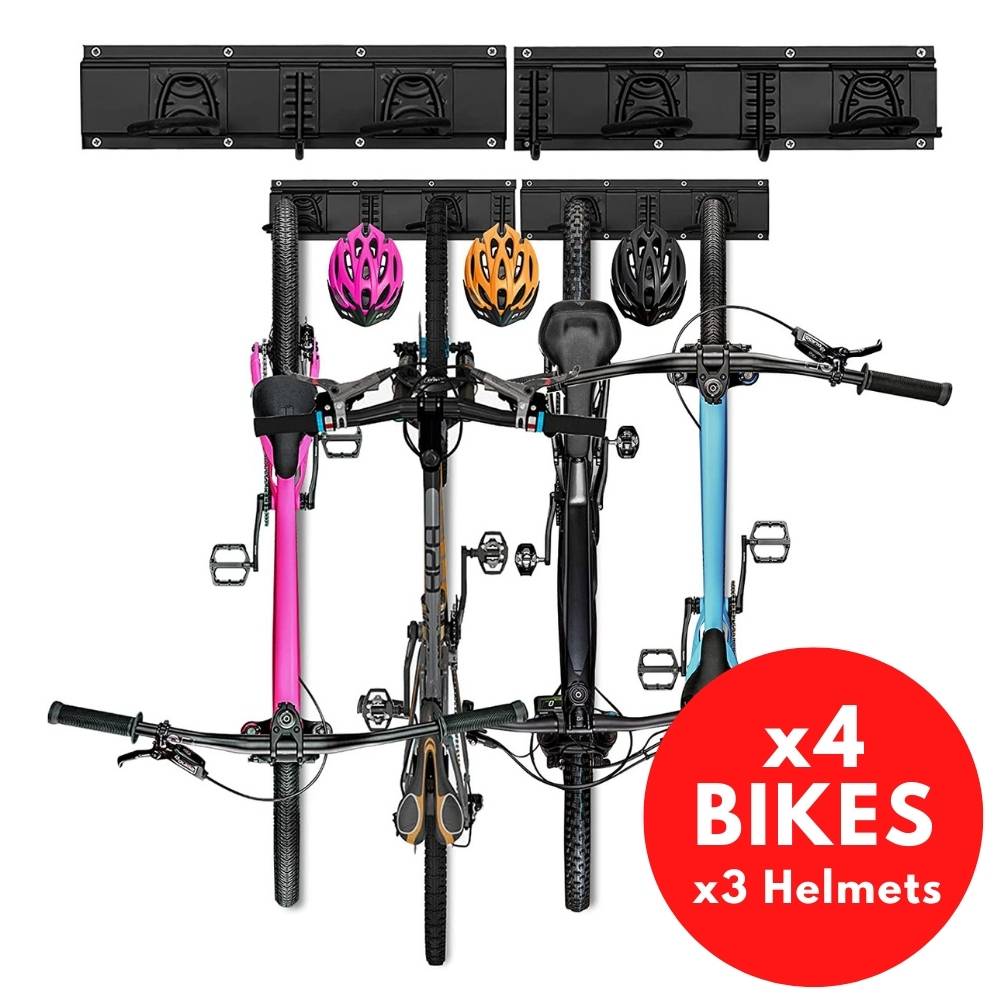 buy 4 bike storage rack wall mounted